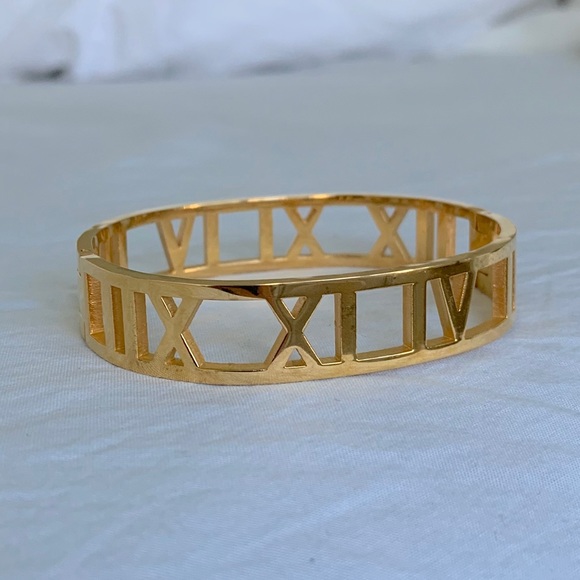 Jewelry Roman Numerals Gold Bracelet Poshmark